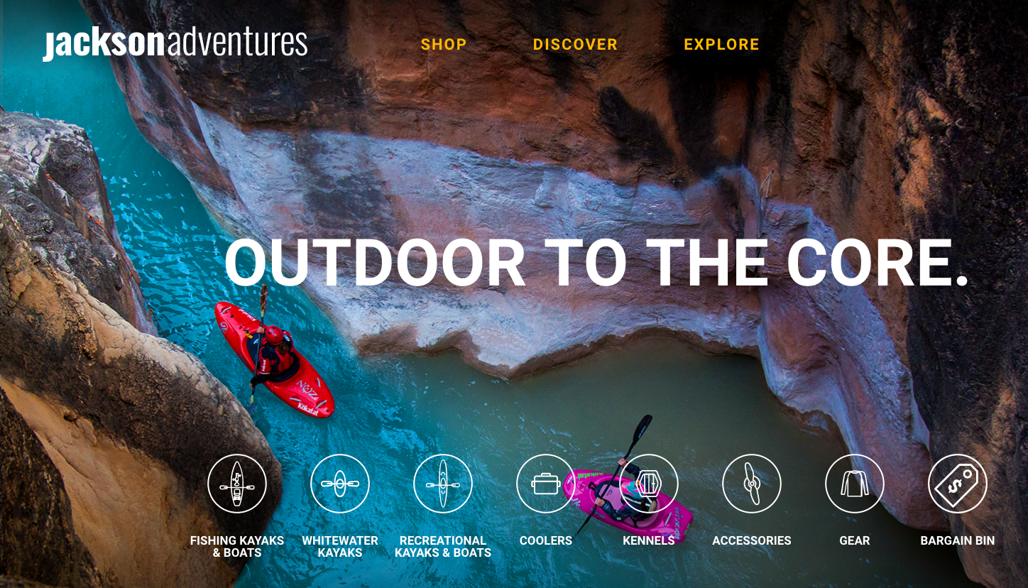 Jackson Adventures Website