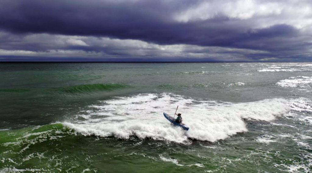 Crescent CK1 Venture kayak: playing in the waves