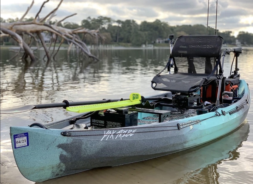 NuCanoe Customs: Frontier 12 Tandem Fishing Kayak + Trolling Motor