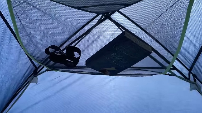 Mesh pocket of the Coleman Skydome 6-Person Tent