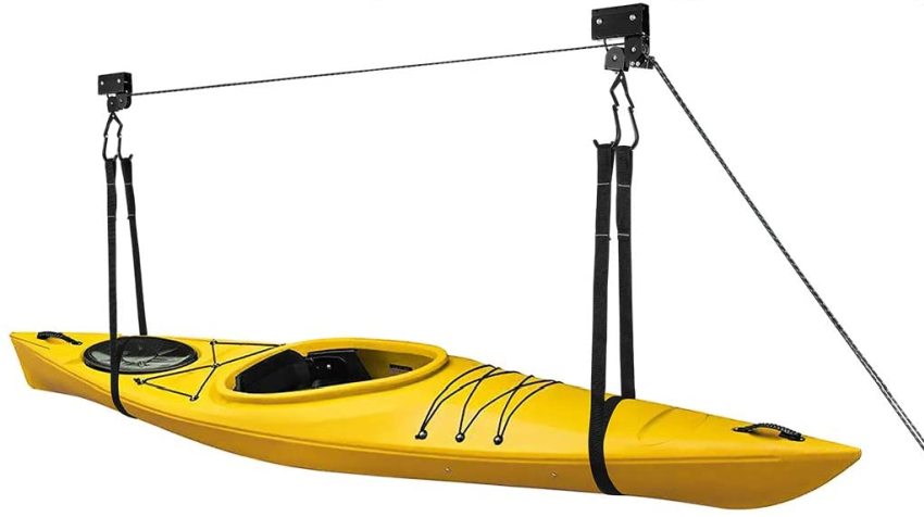 VIVOHOME Heavy Duty Ceiling Mount Kayak Hoists