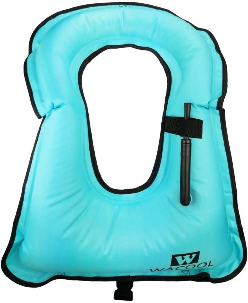 Blue snorkeling vest