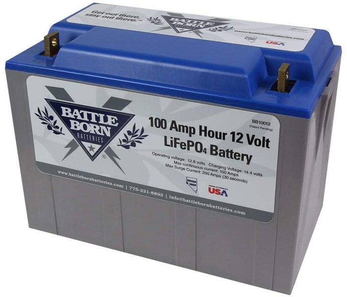 Battle Born Batteries LiFePO4 Deep Cycle Battery