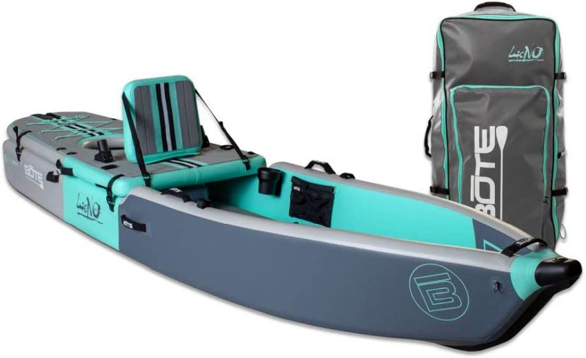 LONO Aero 12′6″ Verge Camo Inflatable Kayak