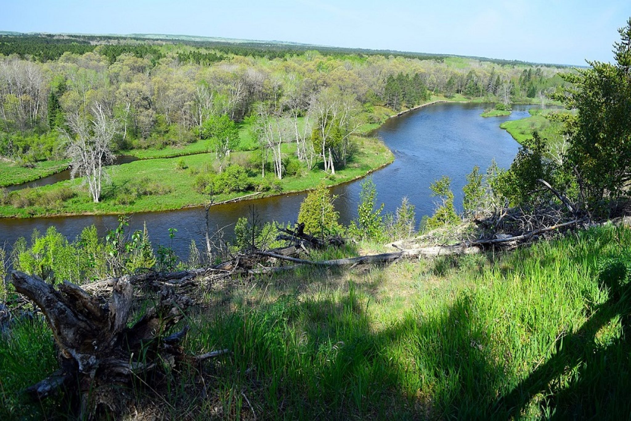 Places To Kayak In Michigan Top Kayaking Spots Reviewed   Au Sable River Wikipedia 2 2048x1366 