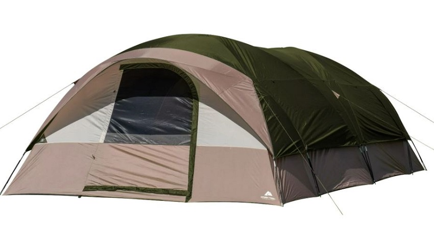 Ozark Trail Hazel Creek 20-Person Tunnel Tent, with 2 Entrances