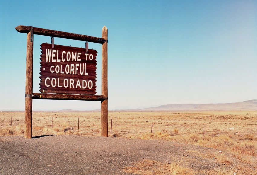 Welcome sign in Colorado