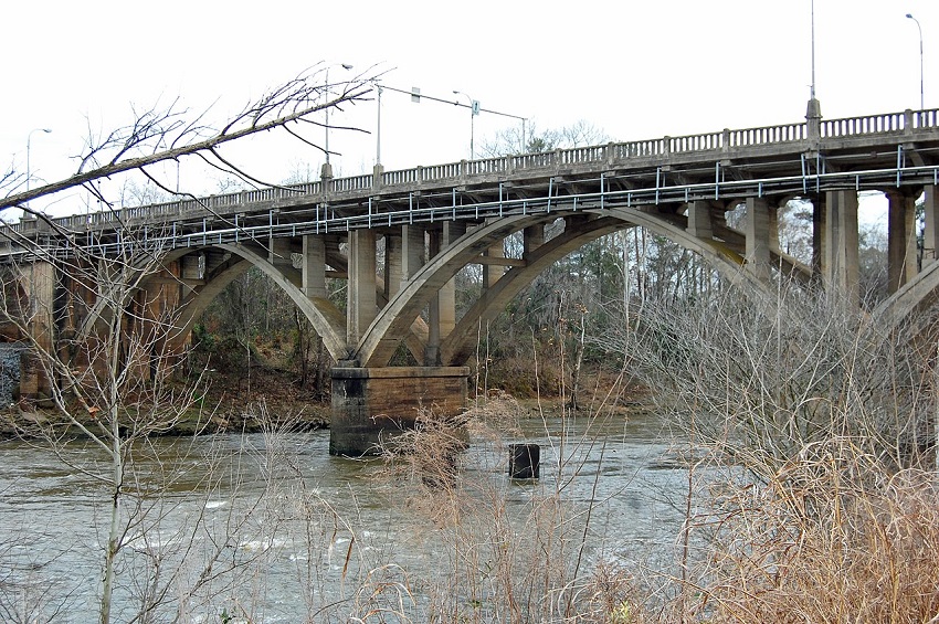 A bridge across the Flint River, Georgia