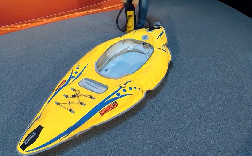 Advanced Elements Firefly kayak set up process