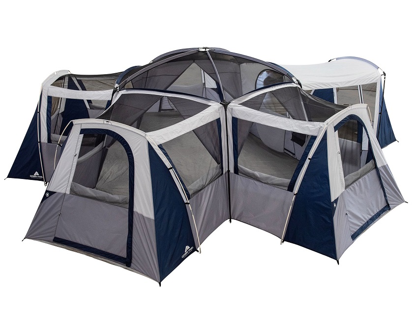 Ozark Trail Hazel Creek 20-Person Star Tent without a rainfly