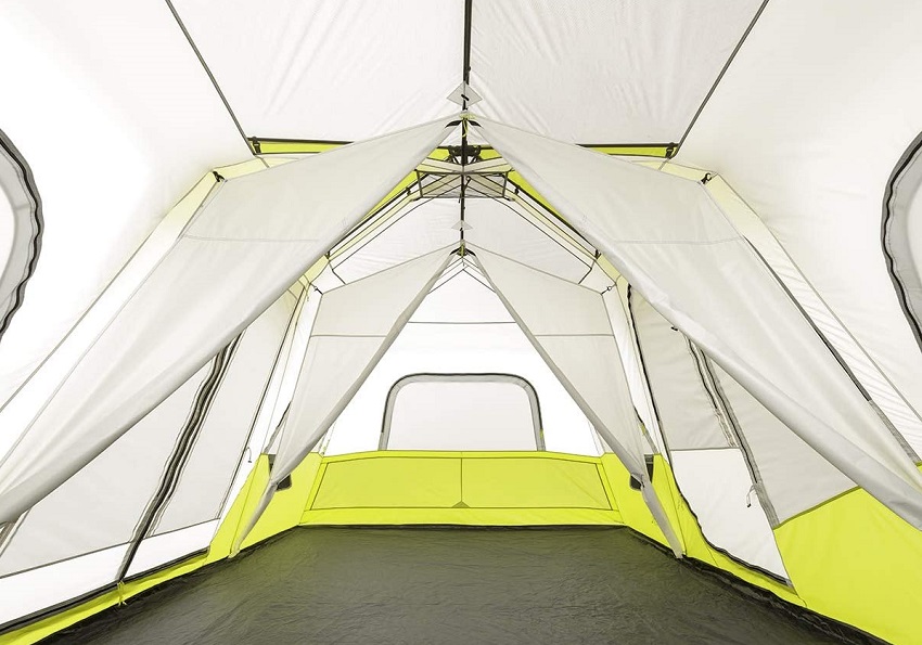 Interior of the CORE 12-Person Instant Cabin Tent