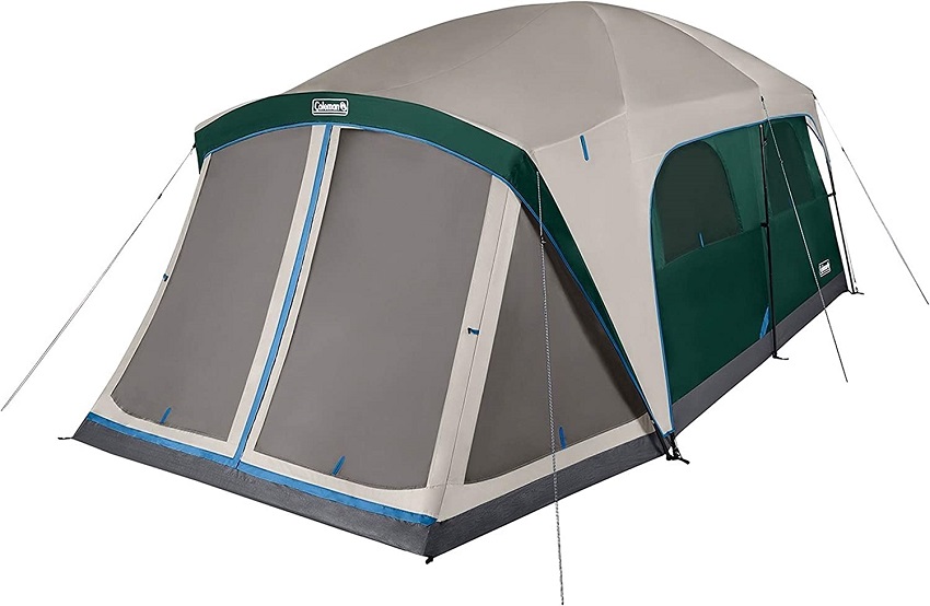 Coleman Camping Tent | Skylodge 12 Person Tent | Screen Room, Evergreen