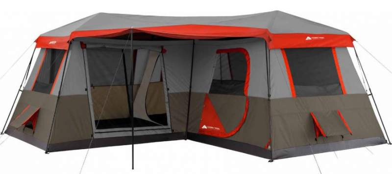 Ozark Trail Cabin 12 Person 3 Room Instant Tent