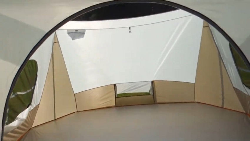 Wenzel Klondike 16 x 11-Foot 8-Person Screen Room Tent inside