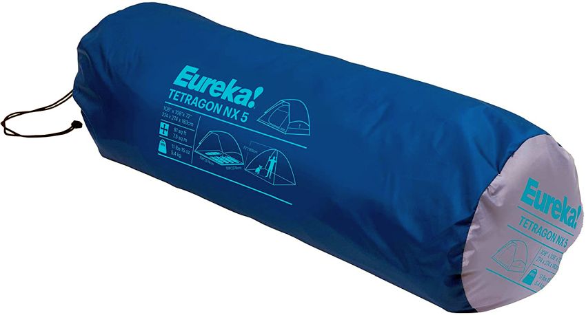 Eureka TETRAGON NX 5 tent packed