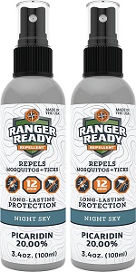 Ranger Ready Tick Spray and Insect Repellent, Picaridin 20% Bug Spray