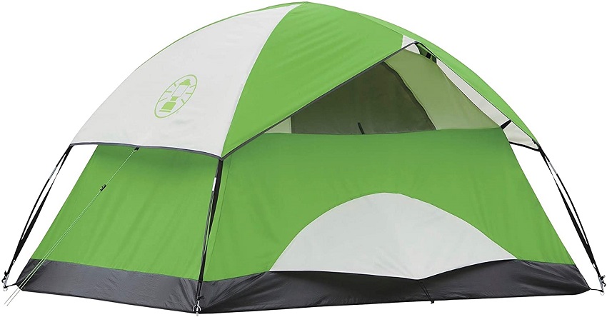 Coleman Sundome 4-Person Camping Tent window