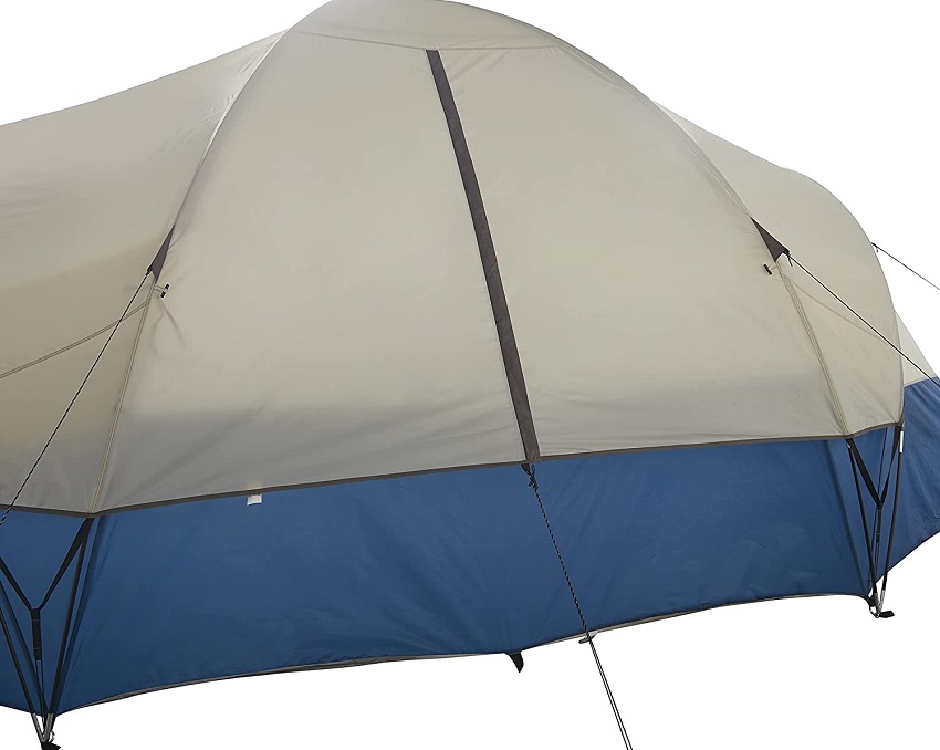 Wenzel Pinyon 10 Person Dome Tent with zipped rainfly