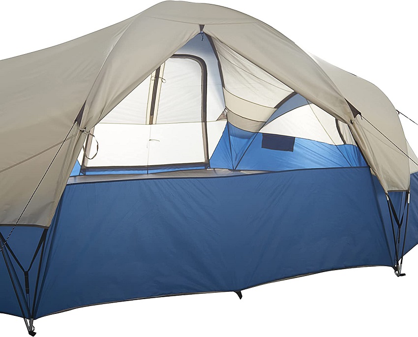 Wenzel Pinyon 10 Person Dome Tent with rolled up window