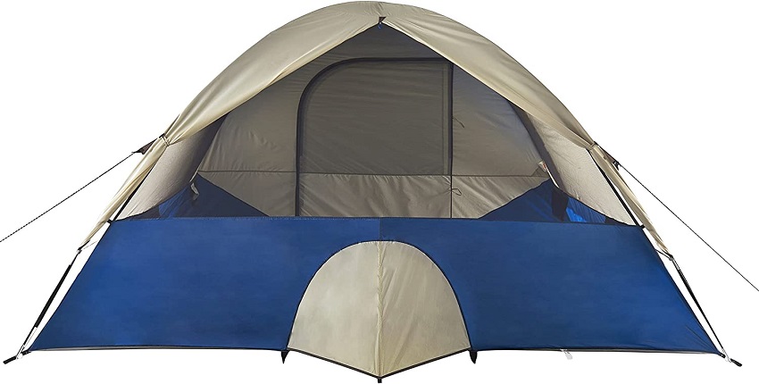 Wenzel Tamarack 6-Person Dome tent with its rainfly open