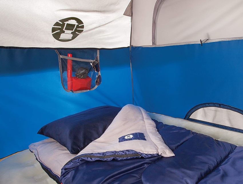 Interior of the Coleman Sundome 2-Person Camping Tent