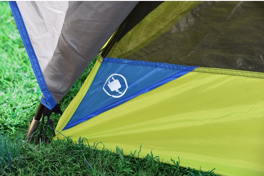 An E-port on the Ozark Trail 6-Person Four Season Dome Tent