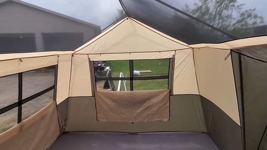 Ozark Trail Hazel Creek 12-Person Cabin Tent  inside