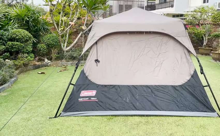 Coleman Skylodge 4-Person Instant Camping Tent with a rainfly