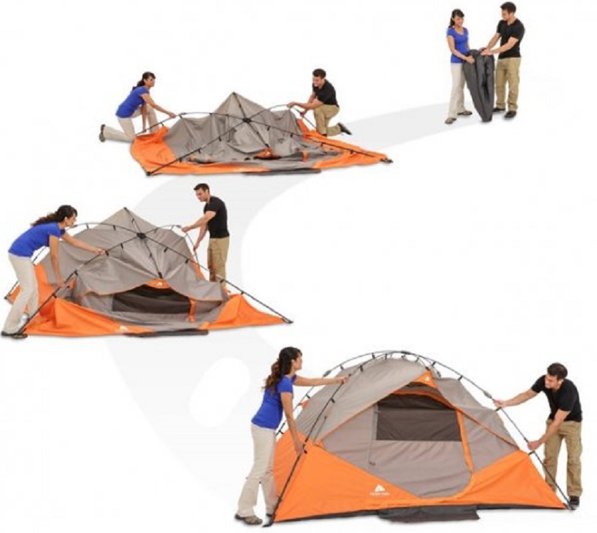 Ozark Trail 6-Person Instant Dome Tent instant technology