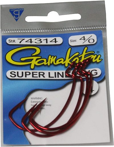 Gamakatsu Superline Offset Extra Wide Gap Worm Hook