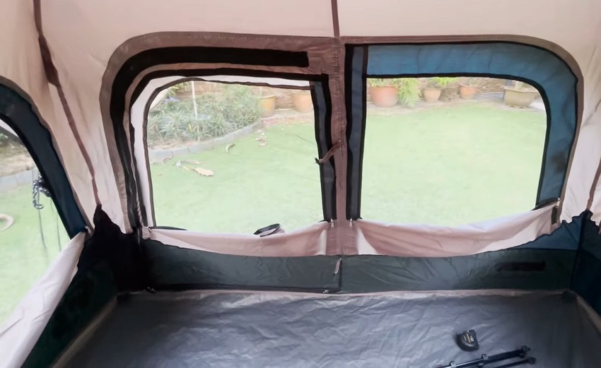 Windows of the Coleman Skylodge 4-Person Instant Camping Tent